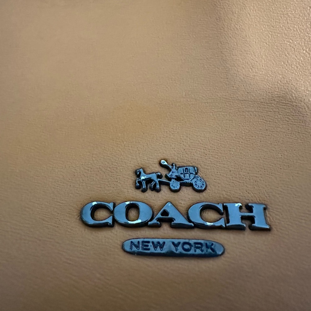 Coach Tan Leather Shoulder Bag - Picture 9 of 9